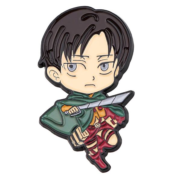 Attack On Titan Levi Enamel Pins 73 - Picture 1 of 5